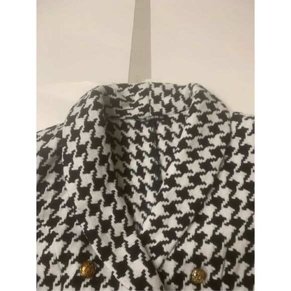 Houndstooth Pea Coat - Picture 4 of 4